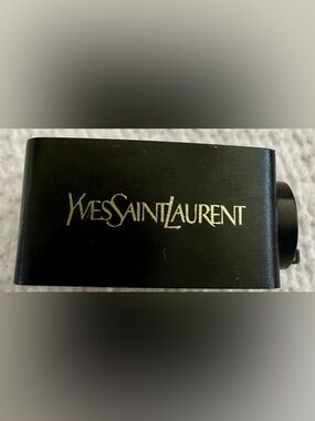Authentic Yves Saint Laurent Black and Silver Pencil Sharpener! Made in Germany
